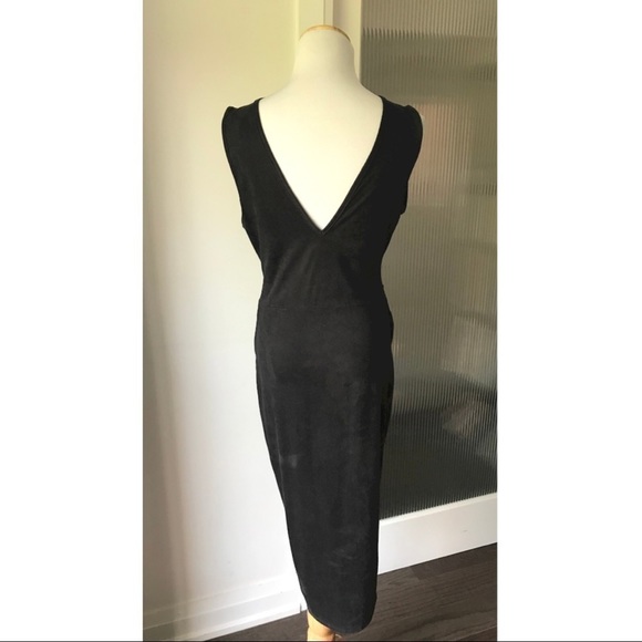 Seven Sisters faux suede wrap dress size M - Picture 2 of 5